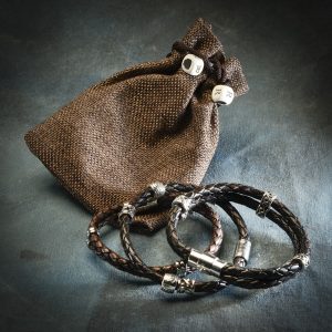 Vinaband brúnt armband frá Reiðu Öndinni